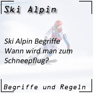Ski Alpin Schneepflug