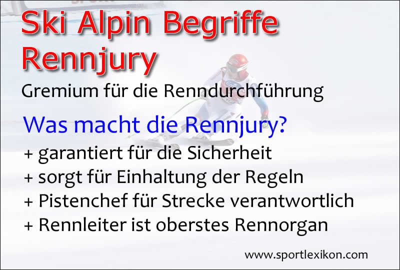 Rennjury im alpinen Skisport