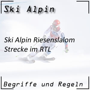 Riesenslalom Strecke