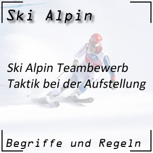 Ski Alpin Teambewerb Taktik