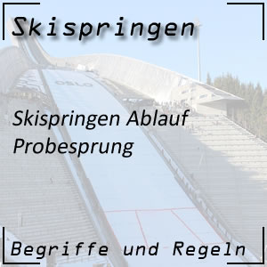 Skispringen Probesprung