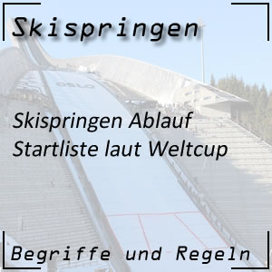 Skispringen Ablauf Startliste