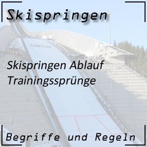 Skispringen Trainingssprünge Training