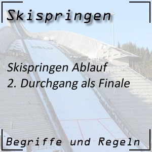 Skispringen 2. Durchgang