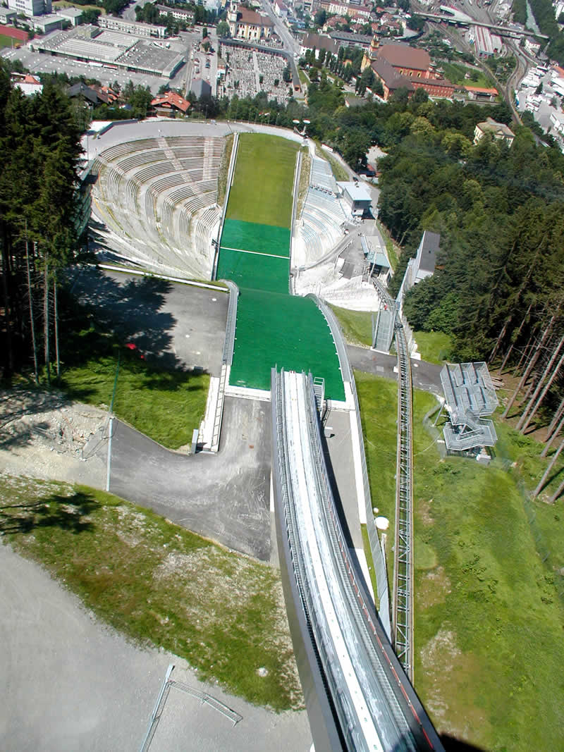 Anlaufspur im Skispringen