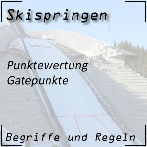 Skispringen Gatepunkte Anlauf