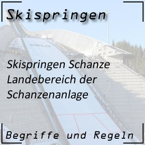 Skispringen Landebereich