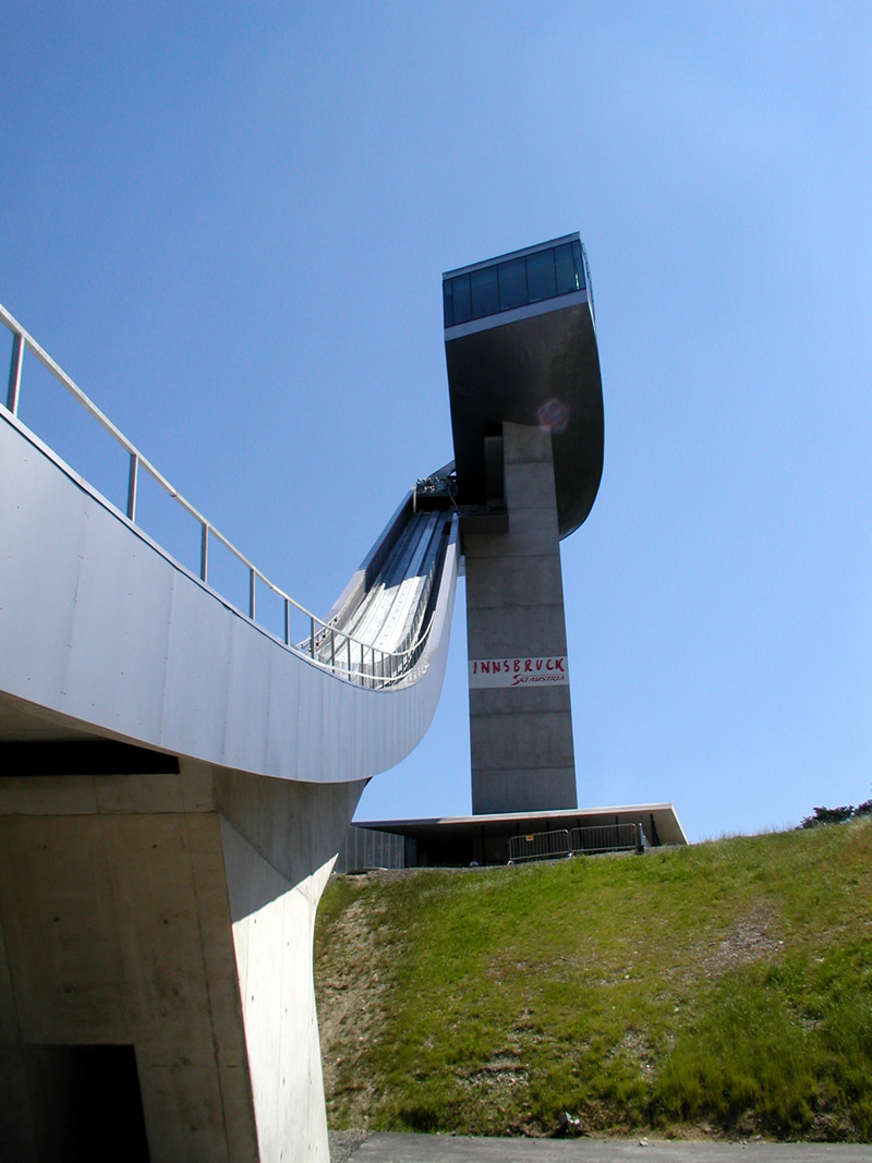 Sprungturm der Sprungschanze