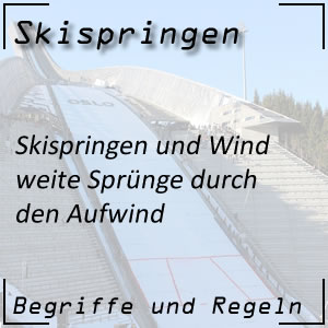 Skispringen Aufwind