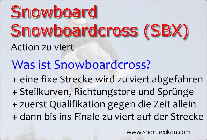 Snowboardcross SBX
