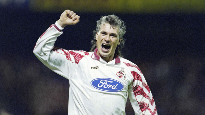 Toni Polster beim 1. FC K&ouml;ln