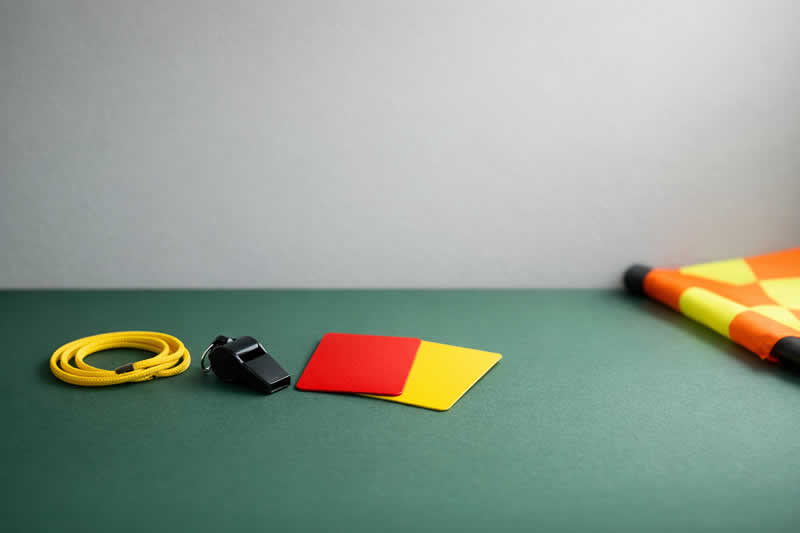 Ausstattung f&uuml;r Schiedsrichter