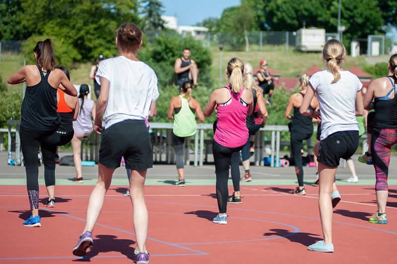 Zumba-Trainingseinheit f&uuml;r mehr Fitness