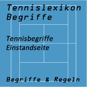 Einstandseite beim Tennisaufschlag