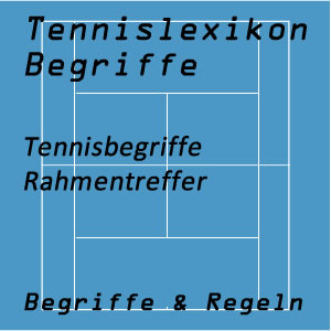 Tennisbegriffe Rahmentreffer