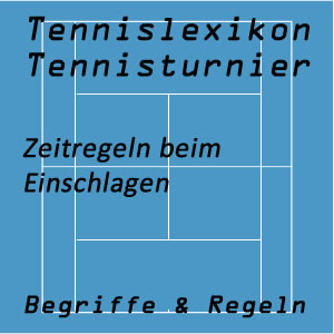 Einschlagzeit vor oder im Tennisspiel