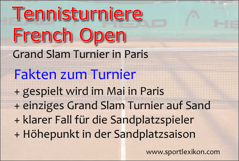 French Open Tennisturnier in Paris