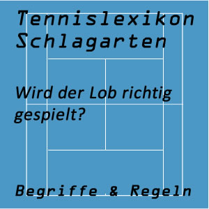 Lob im Tennisspiel spielen