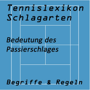 Passierschlag im Tennisspiel