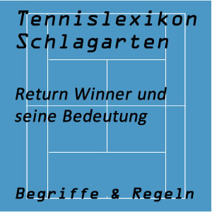 Return Winner im Tennisspiel