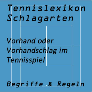 Vorhand oder Vorhandschlag im Tennisspiel