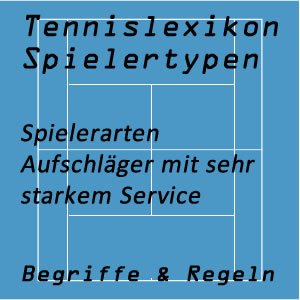 Tennis Aufschläger