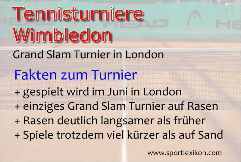 Wimbledon Tennisturnier in London