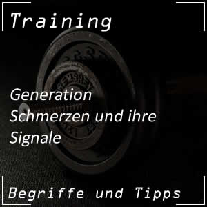 Schmerzen nach dem Training