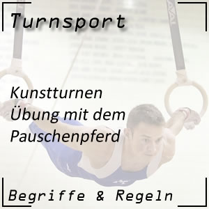 Kunstturnen am Seitpferd