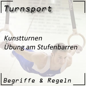 Turnsport Kunstturnen Stufenbarren