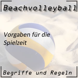 Beachvolleyball Spielzeit Time-out