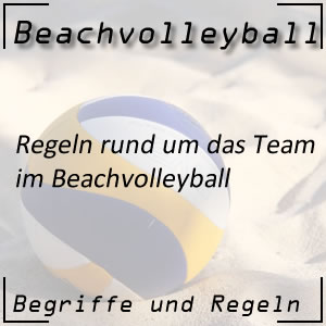 Beachvolleyball Team Mannschaft