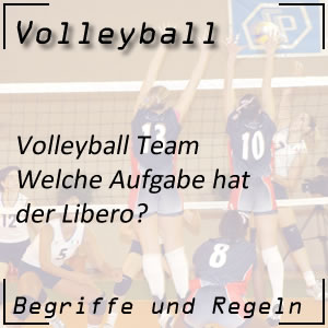 Volleyball Mannschaft Libero