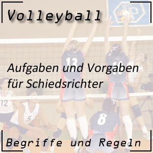 Volleyball Schiedsrichter Schiedsgericht