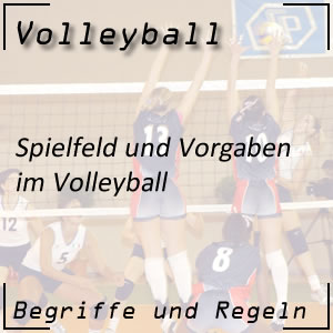 Volleyball Spielfeld Abmessungen