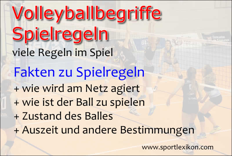 Spielregeln im Volleyball