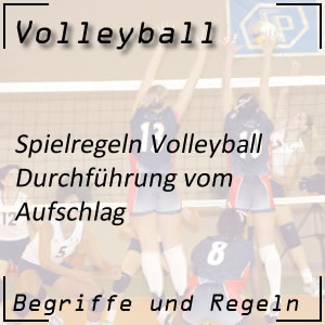 Volleyball Regeln Aufschlag Service