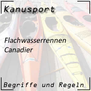 Canadier im Kanusport / Flachwasserrennen