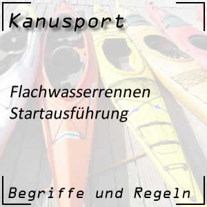 Start im Flachwasserrennen