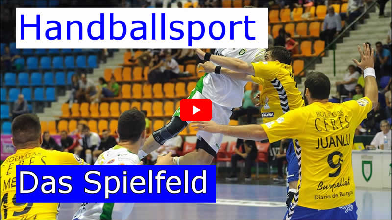 Video über das Spielfeld im Handball